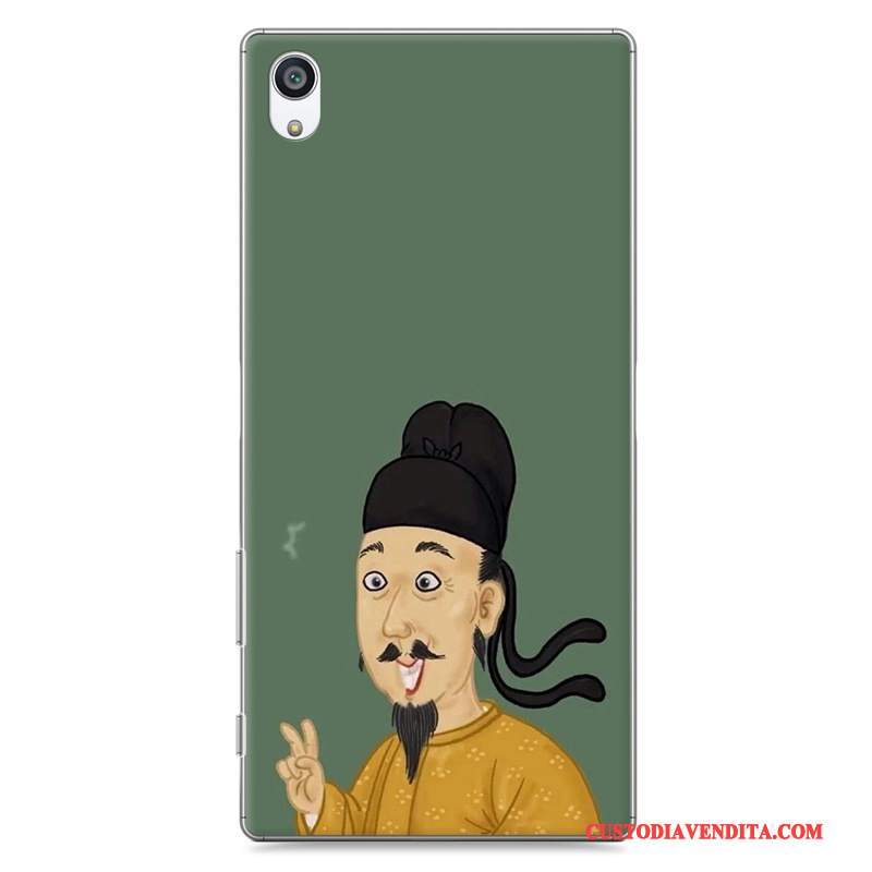 Custodia Sony Xperia Z5 Creativo Amantitelefono, Cover Sony Xperia Z5 Protezione Tendenza Giallo