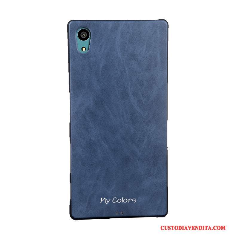 Custodia Sony Xperia Z5 Pelle Morbido Cachi, Cover Sony Xperia Z5 Protezione Telefono Affari