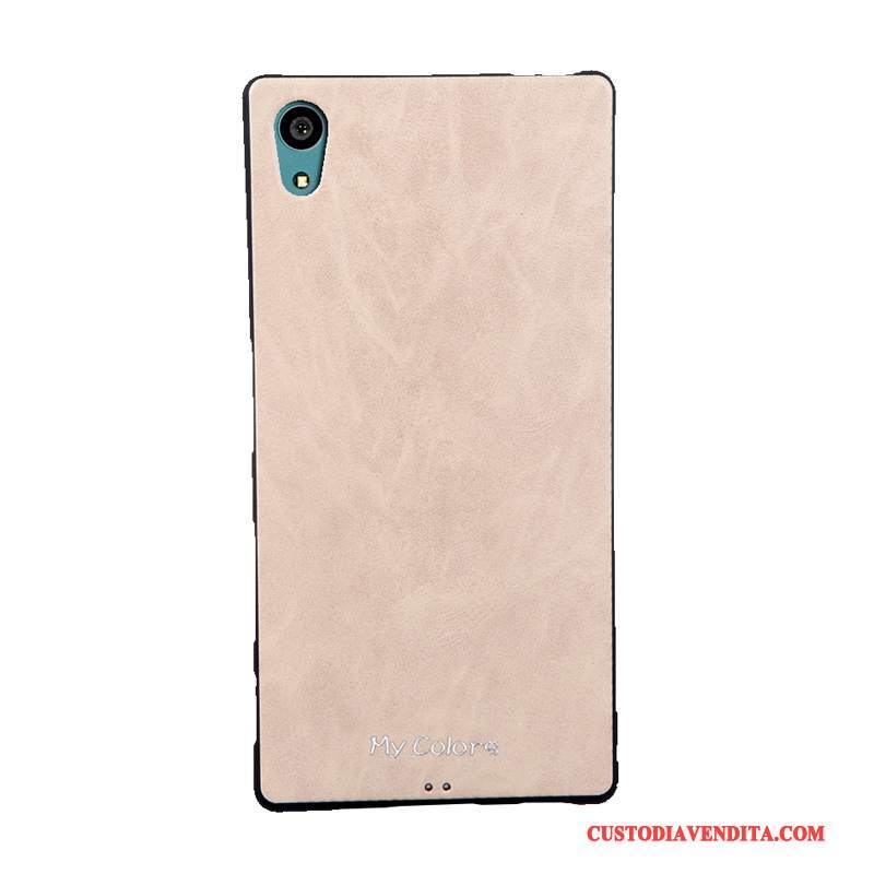 Custodia Sony Xperia Z5 Pelle Morbido Cachi, Cover Sony Xperia Z5 Protezione Telefono Affari