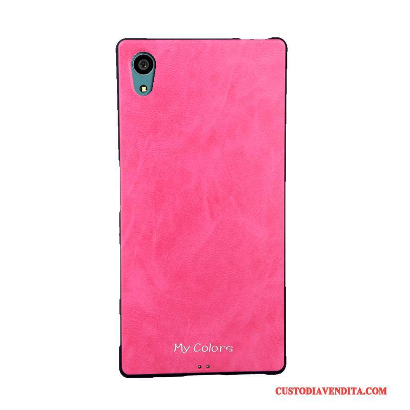 Custodia Sony Xperia Z5 Pelle Morbido Cachi, Cover Sony Xperia Z5 Protezione Telefono Affari