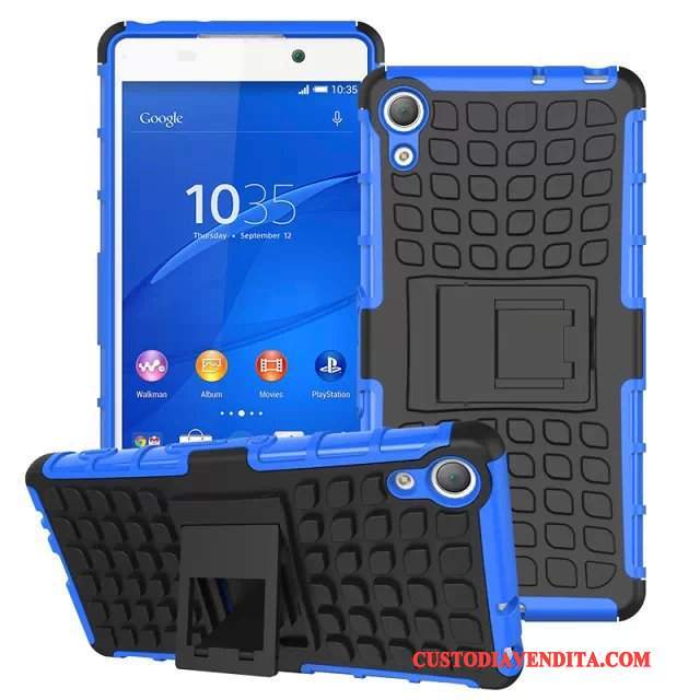 Custodia Sony Xperia Z5 Protezione Anti-caduta Blu, Cover Sony Xperia Z5 Supporto