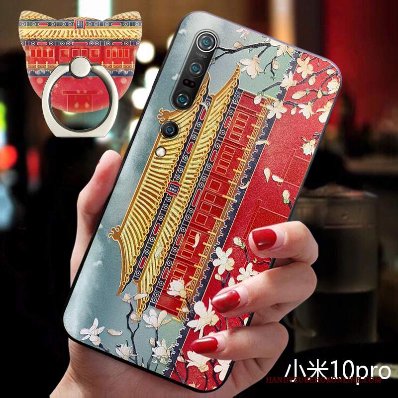 Custodia Xiaomi Mi 10 Pro Creativo High End Piccola, Cover Xiaomi Mi 10 Pro Goffratura Vento Tendenza