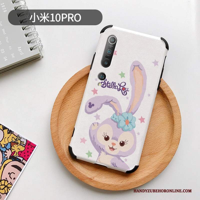 Custodia Xiaomi Mi 10 Pro Creativo Piccola Coniglio, Cover Xiaomi Mi 10 Pro Moda Marchio Di Tendenza Fresco