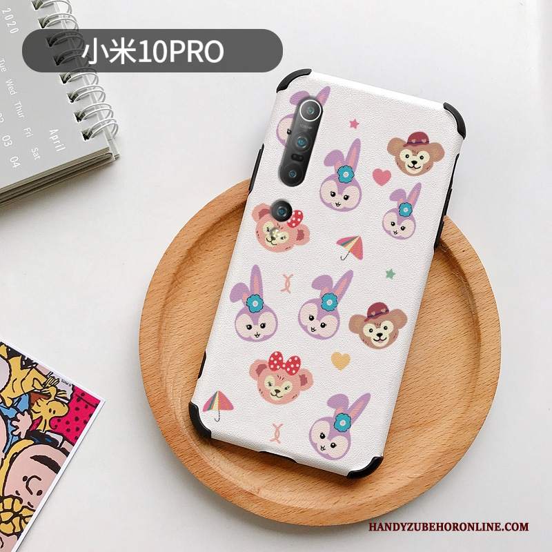 Custodia Xiaomi Mi 10 Pro Creativo Piccola Coniglio, Cover Xiaomi Mi 10 Pro Moda Marchio Di Tendenza Fresco