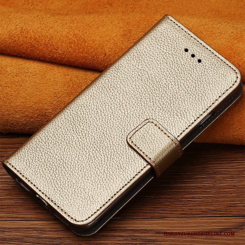 Custodia Xiaomi Mi 10 Pro Folio Fibbia Ornamenti Appesi, Cover Xiaomi Mi 10 Pro Pelle Oro Piccola