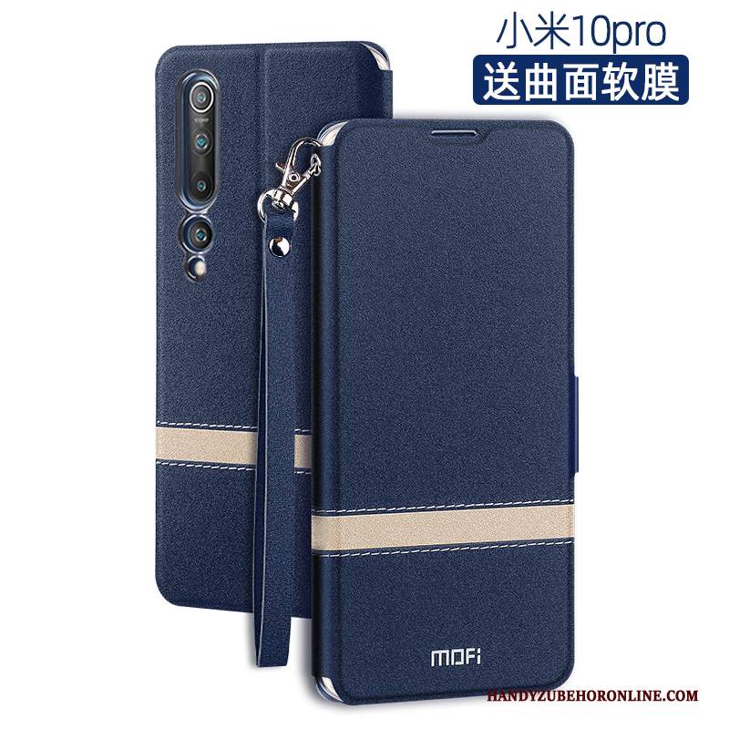 Custodia Xiaomi Mi 10 Pro Folio Morbido Tendenza, Cover Xiaomi Mi 10 Pro Pelle Piccola Tutto Incluso