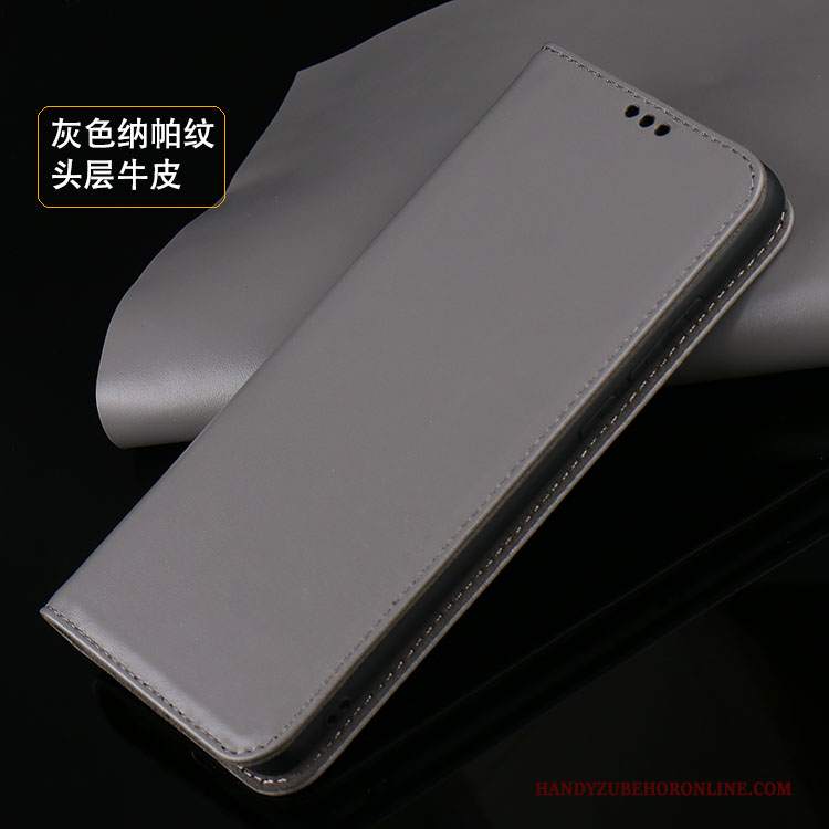 Custodia Xiaomi Mi 10 Pro Folio Piccola Tutto Incluso, Cover Xiaomi Mi 10 Pro Pelle Modello Grigio