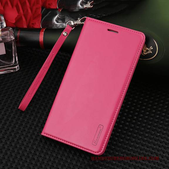 Custodia Xiaomi Mi 10 Pro Pelle Rosa Ornamenti Appesi, Cover Xiaomi Mi 10 Pro Folio Telefono Piccola