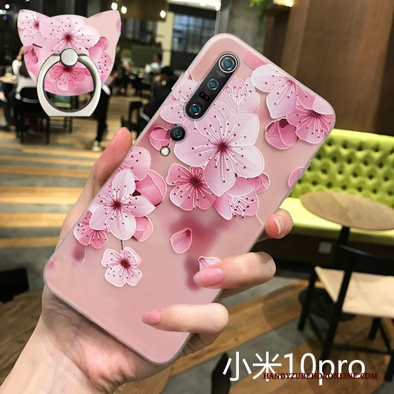 Custodia Xiaomi Mi 10 Pro Silicone Macchiati Semplici, Cover Xiaomi Mi 10 Pro Protezione Fibbia Anti-caduta