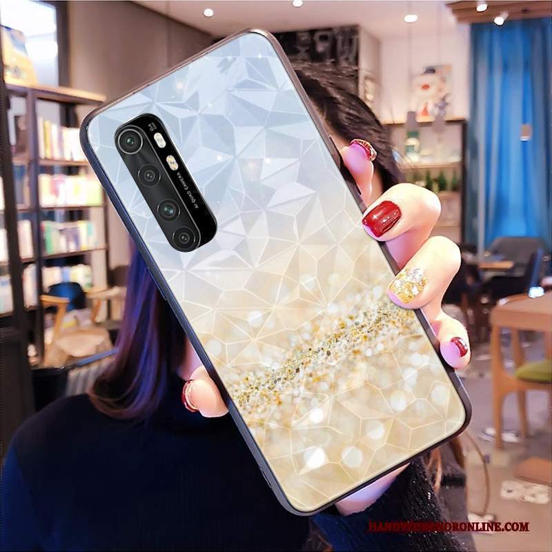 Custodia Xiaomi Mi Note 10 Lite Protezione Tutto Incluso Piccola, Cover Xiaomi Mi Note 10 Lite Forma Del Diamantetelefono