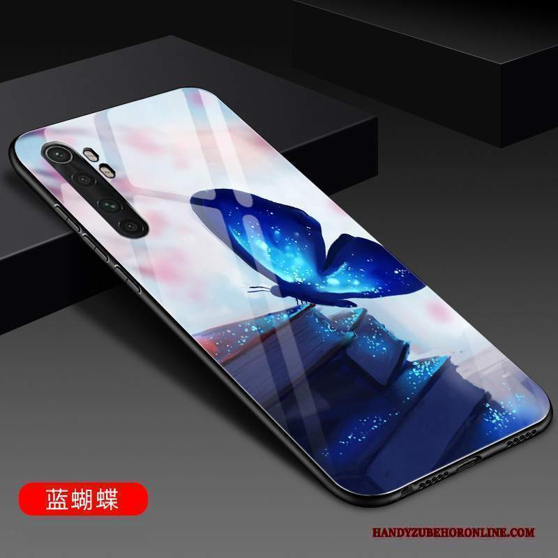 Custodia Xiaomi Mi Note 10 Lite Silicone Vetro Gioventù, Cover Xiaomi Mi Note 10 Lite Protezione Amanti Piccola