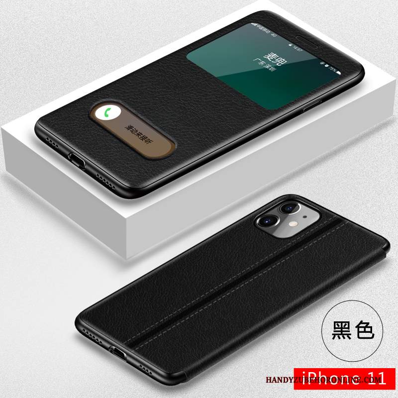 Custodia iPhone 11 Creativo Affari Tutto Incluso, Cover iPhone 11 Pelle Morbido Anti-caduta