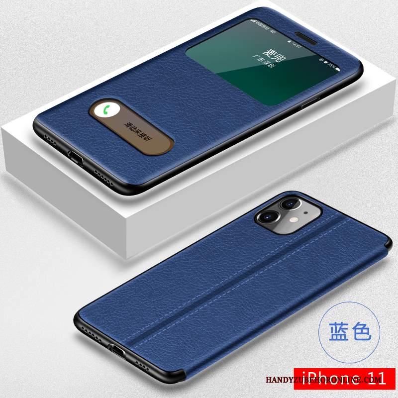 Custodia iPhone 11 Creativo Affari Tutto Incluso, Cover iPhone 11 Pelle Morbido Anti-caduta