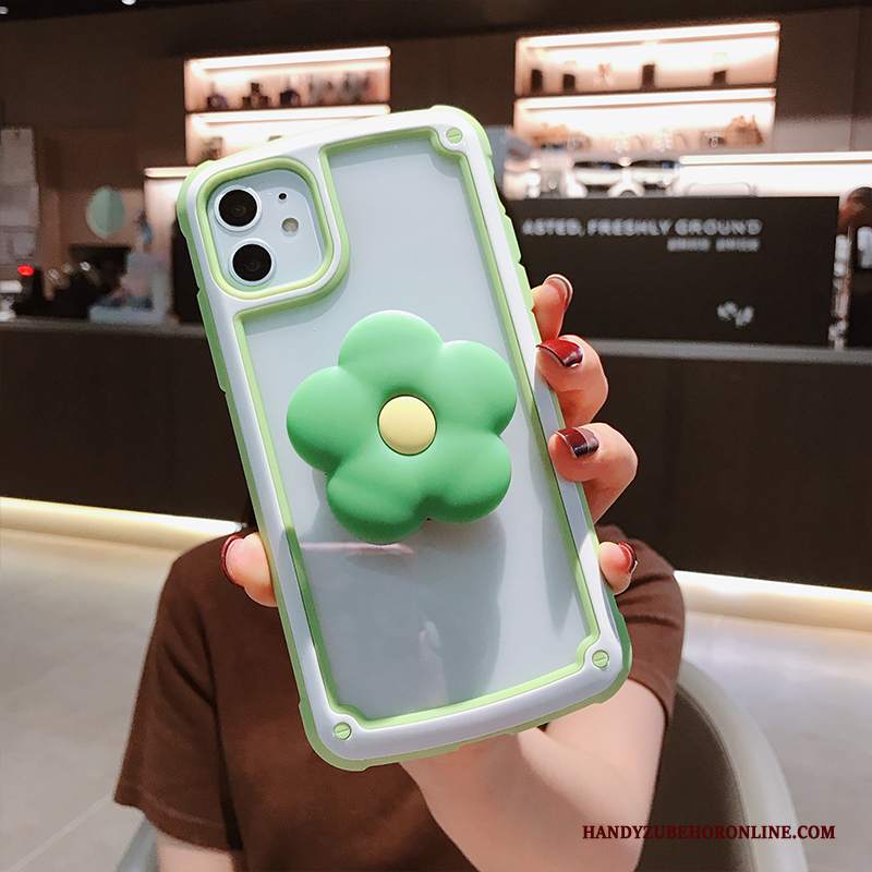 Custodia iPhone 11 Creativo Bello Supporto, Cover iPhone 11 Silicone Tendenza Telaio