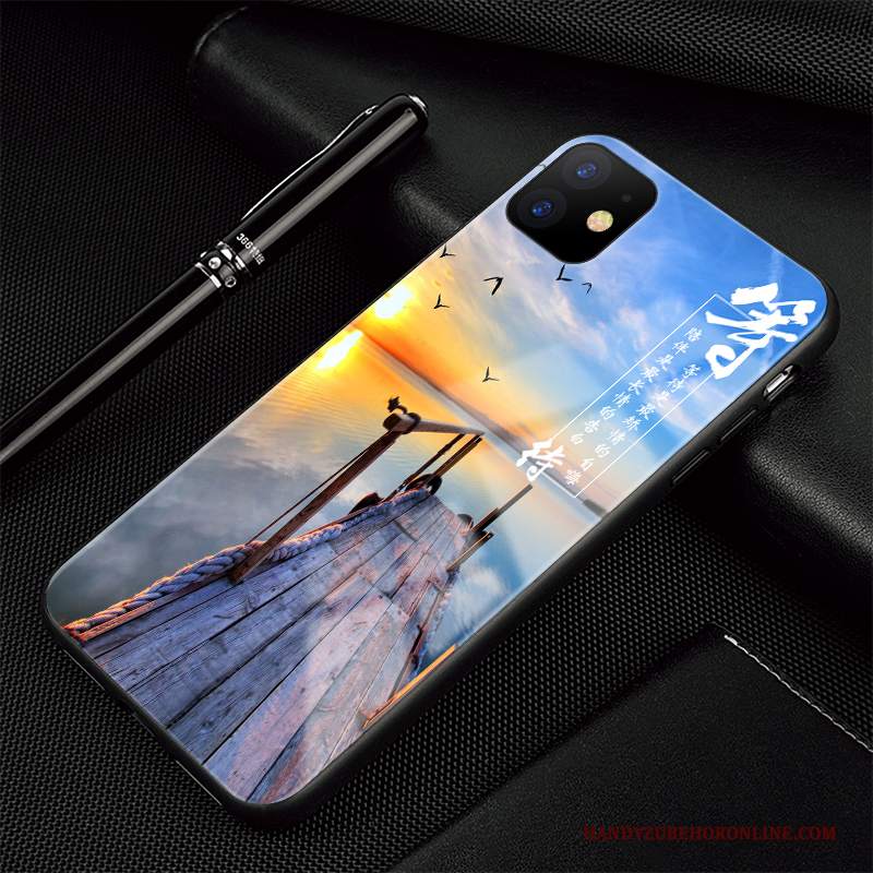 Custodia iPhone 11 Creativo Tutto Incluso Blu, Cover iPhone 11 Silicone Scenario Anti-caduta