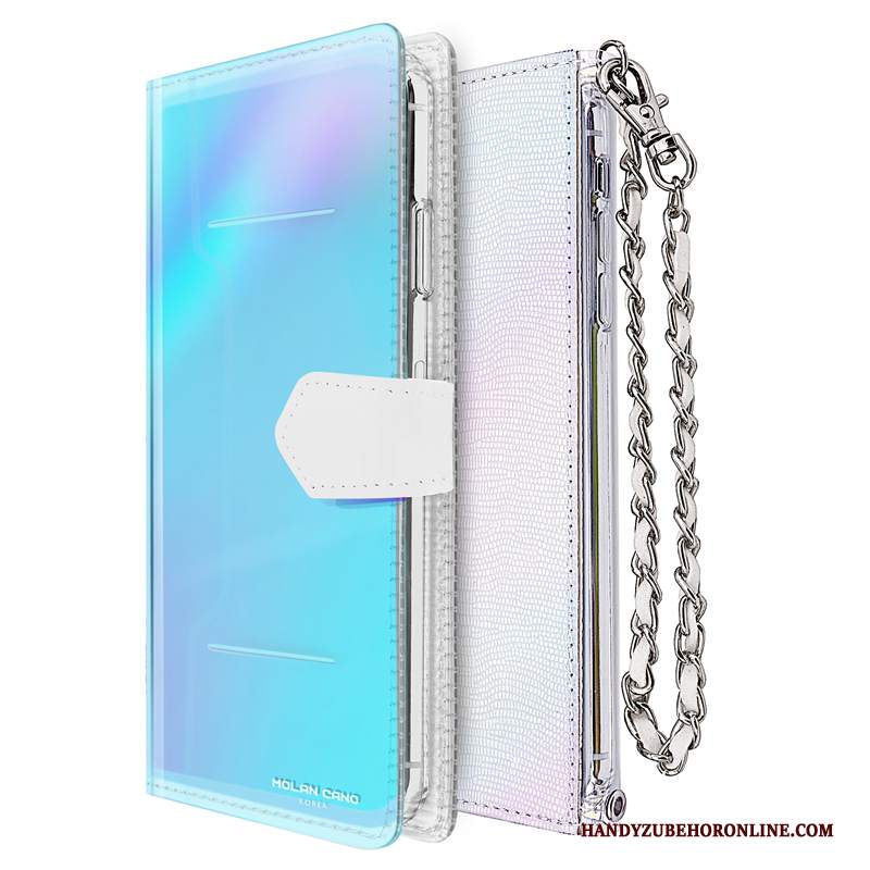 Custodia iPhone 11 Folio Telefono Catena, Cover iPhone 11 Pelle Anti-caduta Marchio Di Tendenza