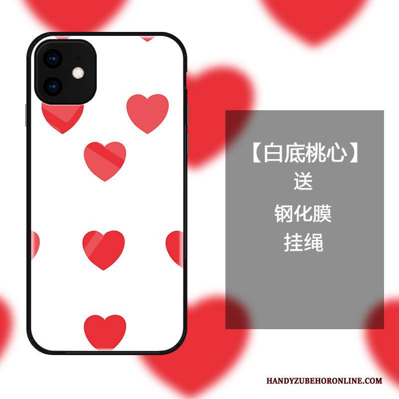 Custodia iPhone 11 Moda Semplici Anti-caduta, Cover iPhone 11 Protezione Tutto Incluso Vetro