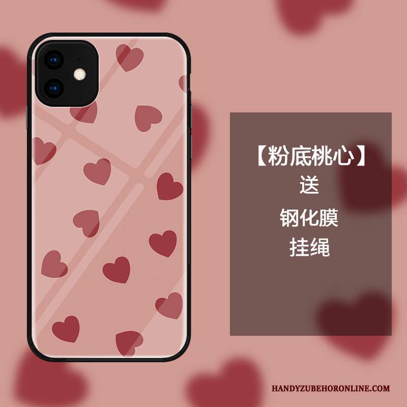 Custodia iPhone 11 Moda Semplici Anti-caduta, Cover iPhone 11 Protezione Tutto Incluso Vetro