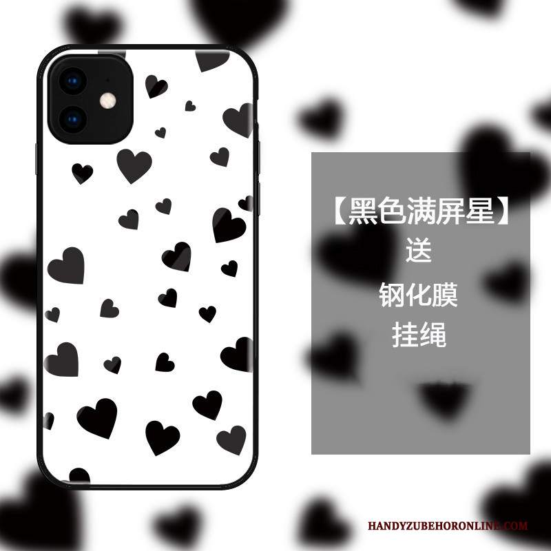 Custodia iPhone 11 Moda Semplici Anti-caduta, Cover iPhone 11 Protezione Tutto Incluso Vetro