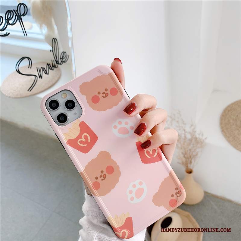 Custodia iPhone 11 Pro Cartone Animato Telefono Anti-caduta, Cover iPhone 11 Pro Creativo Tutto Incluso Rosa