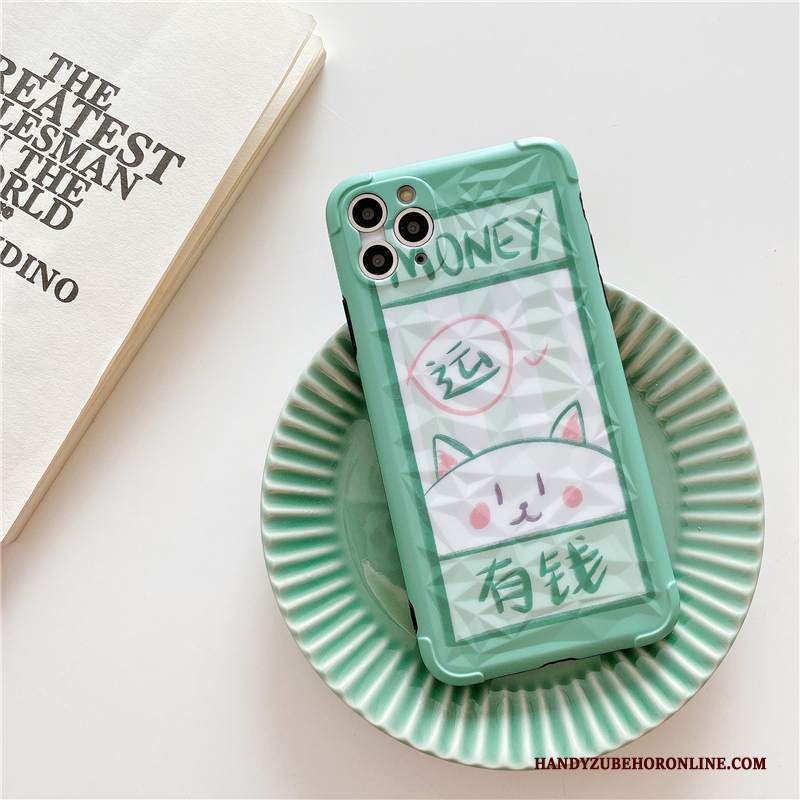 Custodia iPhone 11 Pro Cartone Animato Verde Bello, Cover iPhone 11 Pro Telefono