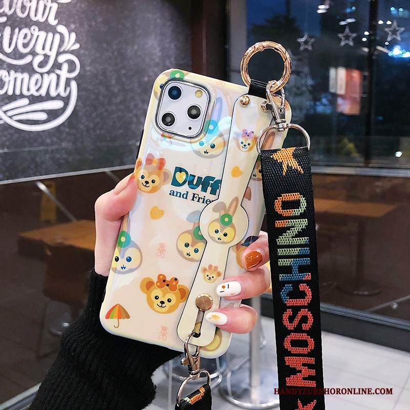 Custodia iPhone 11 Pro Creativo Cuore Marchio Di Tendenza, Cover iPhone 11 Pro Silicone Telefono Coniglio