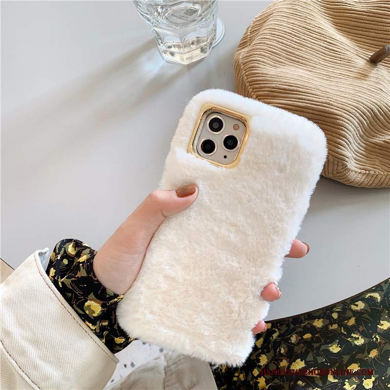 Custodia iPhone 11 Pro Creativo Monocromatico Marchio Di Tendenza, Cover iPhone 11 Pro Silicone Di Personalità Peluche