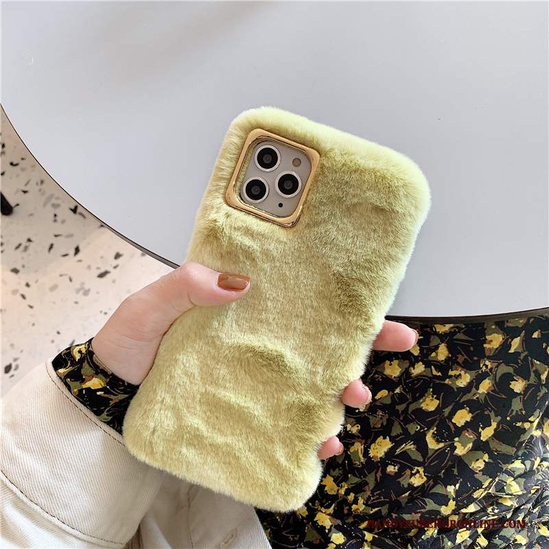 Custodia iPhone 11 Pro Creativo Monocromatico Marchio Di Tendenza, Cover iPhone 11 Pro Silicone Di Personalità Peluche