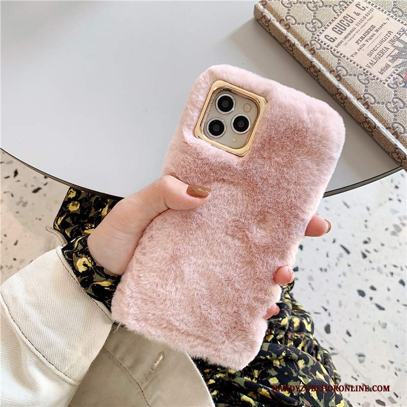 Custodia iPhone 11 Pro Creativo Monocromatico Marchio Di Tendenza, Cover iPhone 11 Pro Silicone Di Personalità Peluche