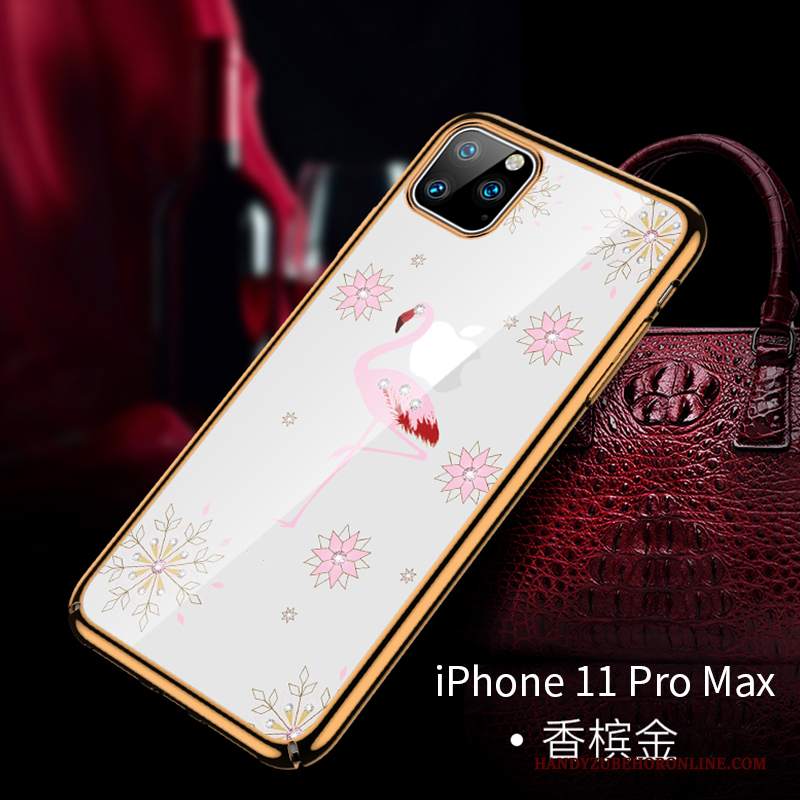 Custodia iPhone 11 Pro Max Moda Tutto Incluso Uccello, Cover iPhone 11 Pro Max Protezione High End Net Red