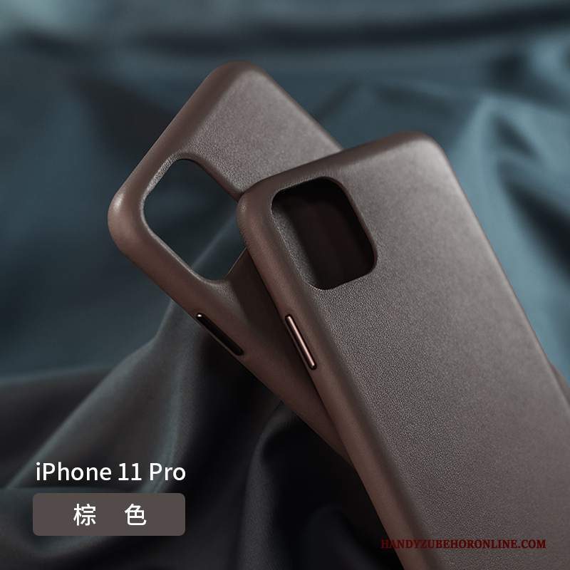 Custodia iPhone 11 Pro Max Protezione High End Nuovo, Cover iPhone 11 Pro Max Pelle Tutto Incluso Marchio Di Tendenza