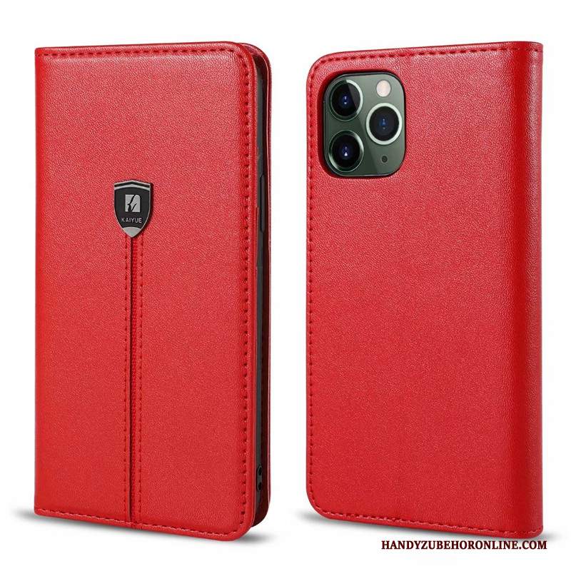 Custodia iPhone 11 Pro Max Protezione Nuovo Morbido, Cover iPhone 11 Pro Max Pelle Nerotelefono