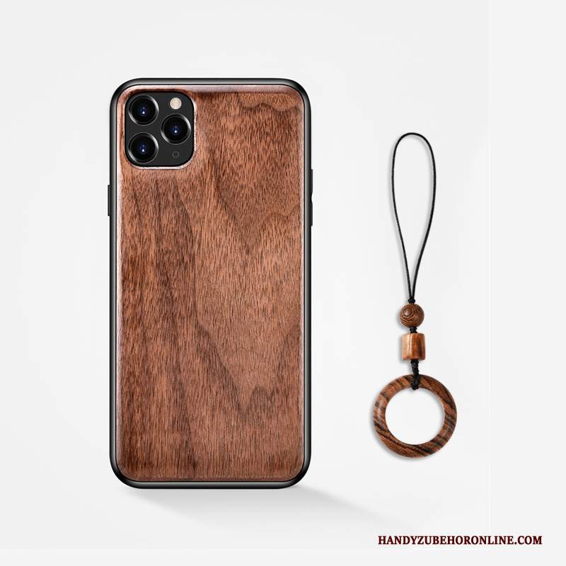 Custodia iPhone 11 Pro Max Silicone Legno Tutto Incluso, Cover iPhone 11 Pro Max Protezione Telefono Seta