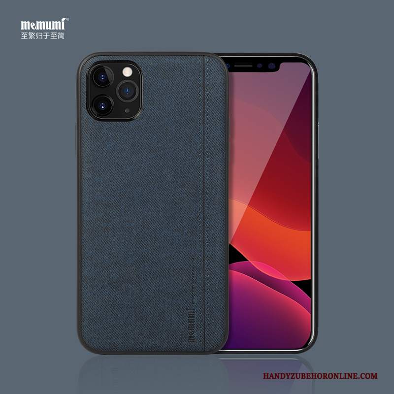 Custodia iPhone 11 Pro Max Silicone Tela Semplici, Cover iPhone 11 Pro Max Protezione Anti-caduta Grigio