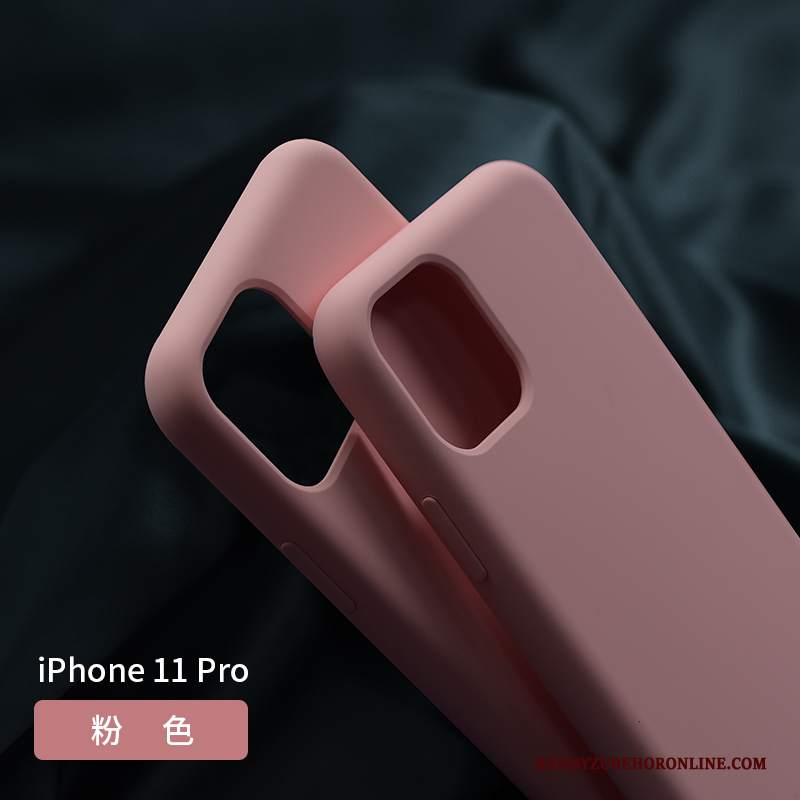 Custodia iPhone 11 Pro Max Silicone Telefono Verde Scuro, Cover iPhone 11 Pro Max Protezione Porpora Tutto Incluso