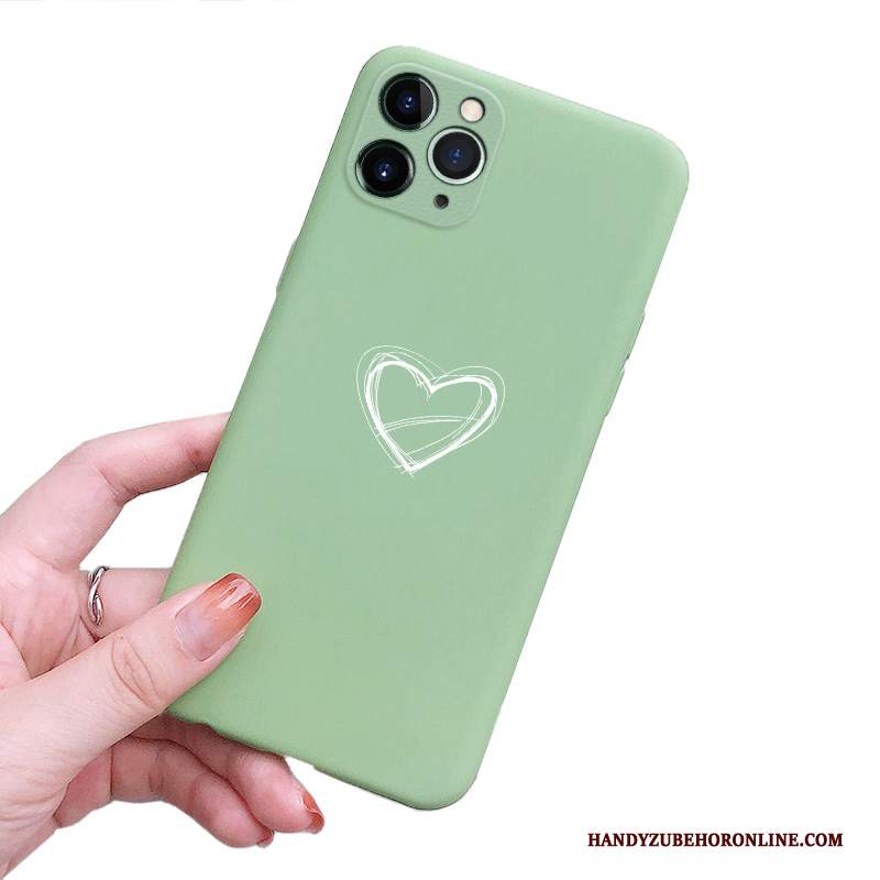 Custodia iPhone 11 Pro Max Silicone Verdetelefono, Cover iPhone 11 Pro Max Protezione Anti-caduta Nuovo