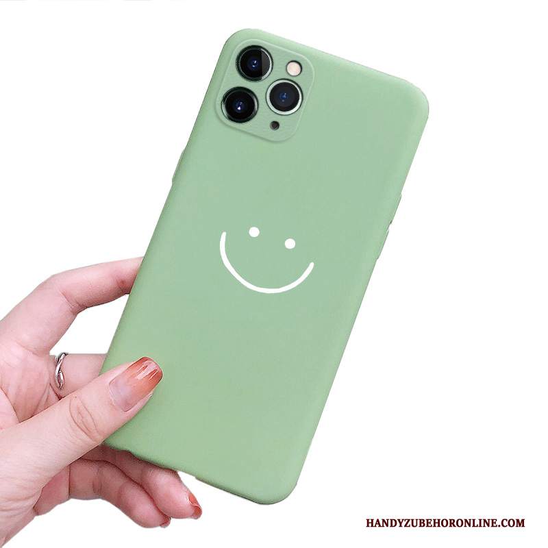 Custodia iPhone 11 Pro Max Silicone Verdetelefono, Cover iPhone 11 Pro Max Protezione Anti-caduta Nuovo