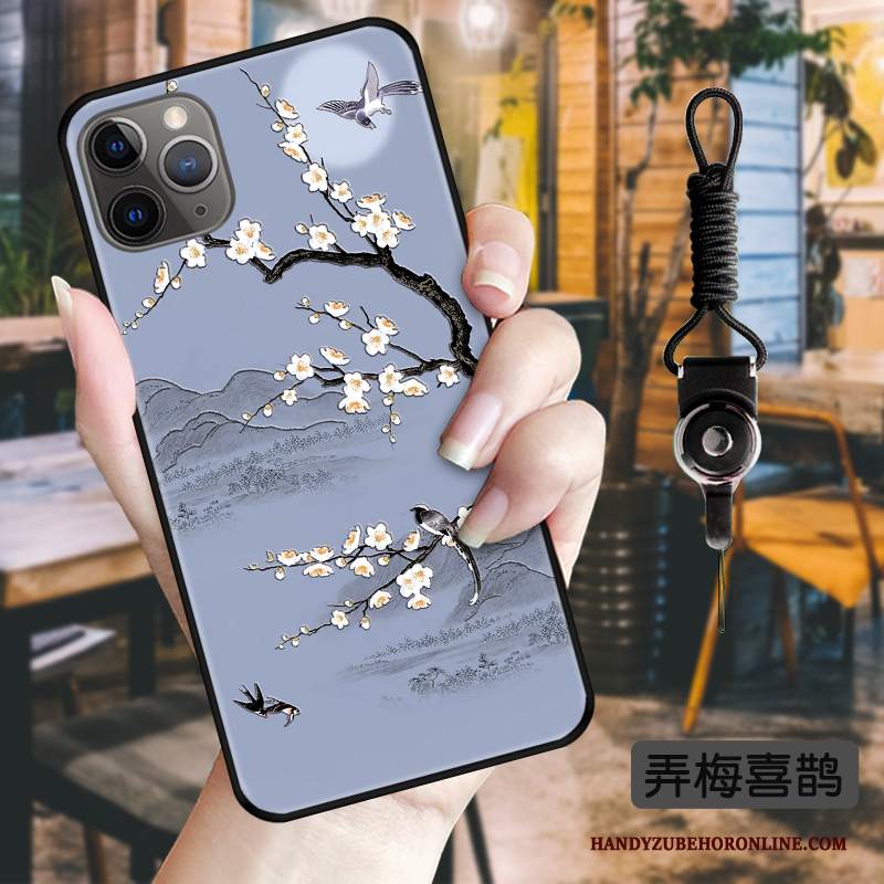 Custodia iPhone 11 Pro Max Vintage Inchiostro Tutto Incluso, Cover iPhone 11 Pro Max Protezione Telefono Gru