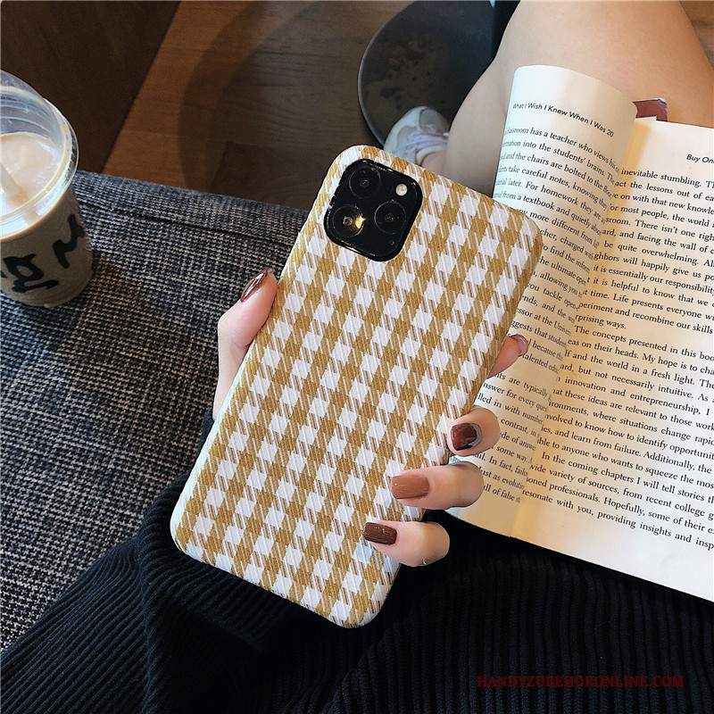 Custodia iPhone 11 Pro Moda Flanella Semplici, Cover iPhone 11 Pro Vintage Britannico Uccello