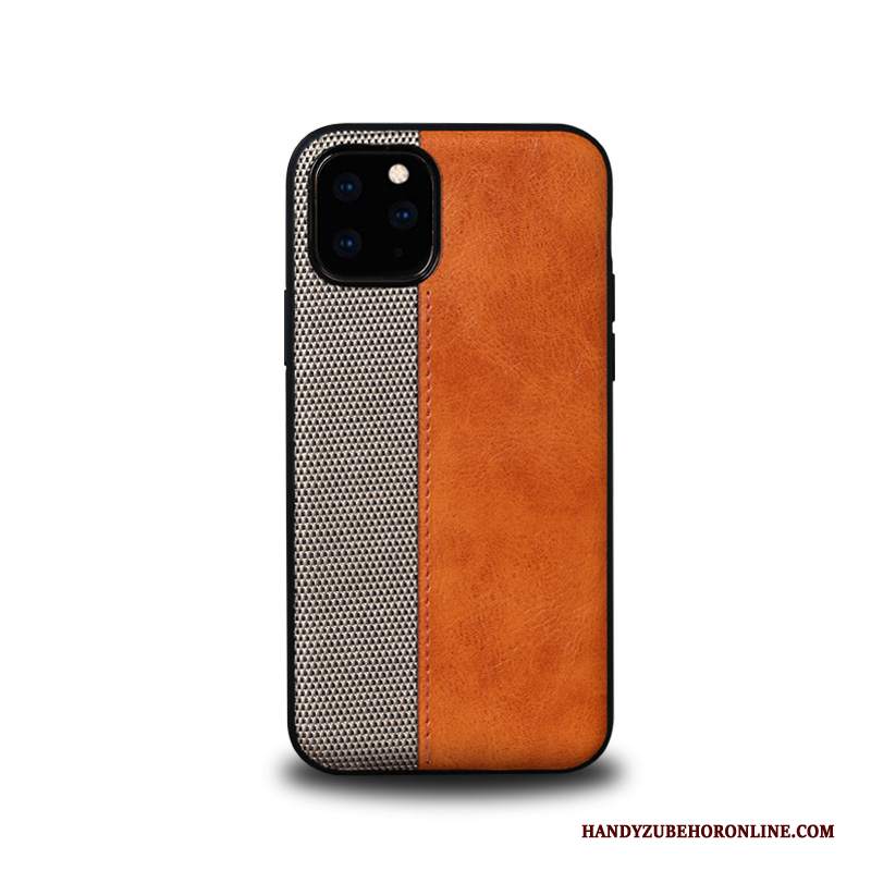 Custodia iPhone 11 Pro Pelle Affari Tendenza, Cover iPhone 11 Pro Protezione Anti-caduta High End