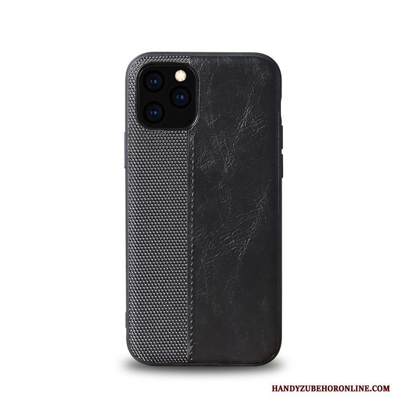 Custodia iPhone 11 Pro Pelle Affari Tendenza, Cover iPhone 11 Pro Protezione Anti-caduta High End