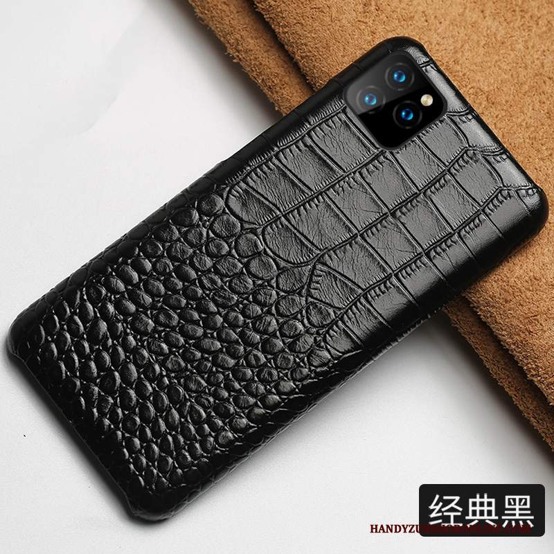 Custodia iPhone 11 Pro Pelle Difficile Nero, Cover iPhone 11 Pro Protezione Affari High End