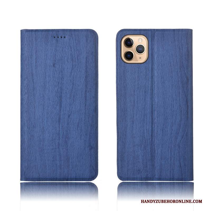 Custodia iPhone 11 Pro Pelle Modello Anti-caduta, Cover iPhone 11 Pro Creativo Blu Tutto Incluso