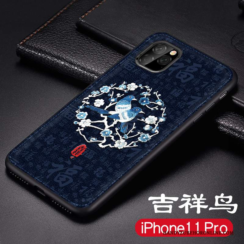 Custodia iPhone 11 Pro Pelle Telefono Macchiati, Cover iPhone 11 Pro Silicone Tendenza Drago