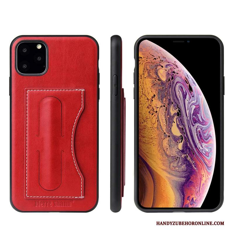 Custodia iPhone 11 Pro Pelle Tutto Incluso Anti-caduta, Cover iPhone 11 Pro Protezione Nero Protezione Contro Le Esplosioni