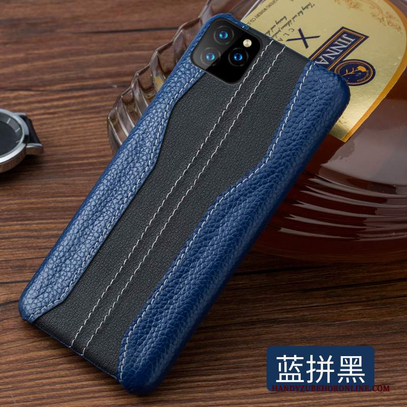 Custodia iPhone 11 Pro Pelle Tutto Incluso Personalizza, Cover iPhone 11 Pro Creativo Difficile Blu