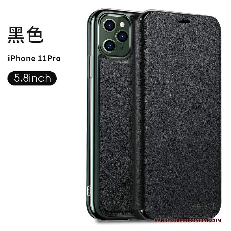 Custodia iPhone 11 Pro Protezione Porpora Affari, Cover iPhone 11 Pro Pelle Morbido Nuovo