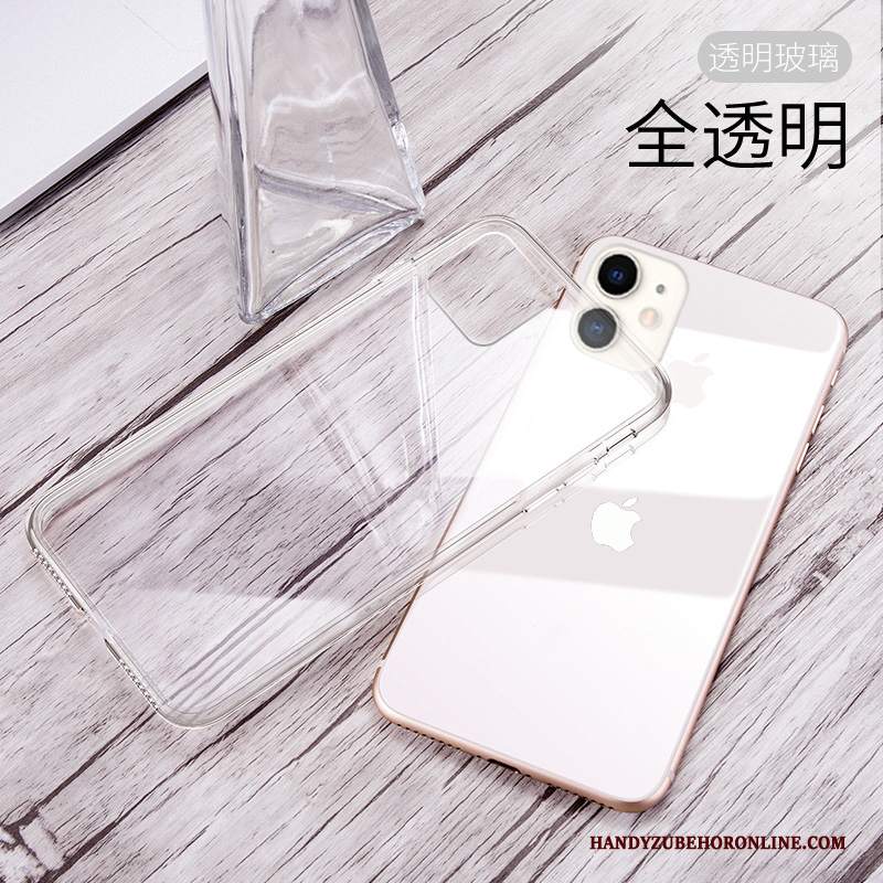 Custodia iPhone 11 Pro Protezione Semplici Vetro, Cover iPhone 11 Pro Anti-caduta Marchio Di Tendenza