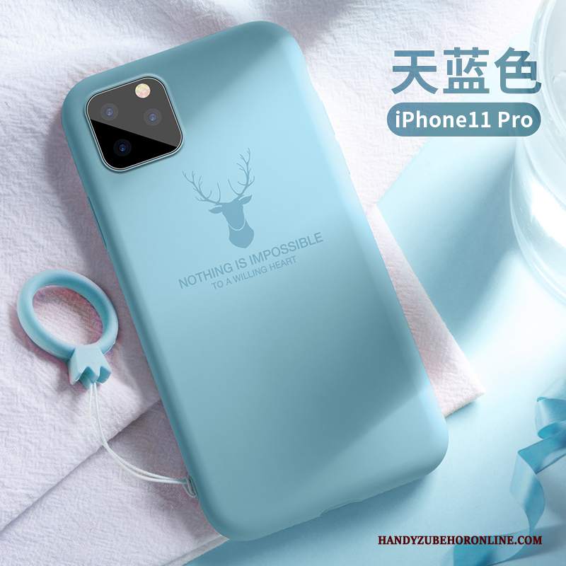 Custodia iPhone 11 Pro Silicone Morbido Tutto Incluso, Cover iPhone 11 Pro Protezione Telefono Verde