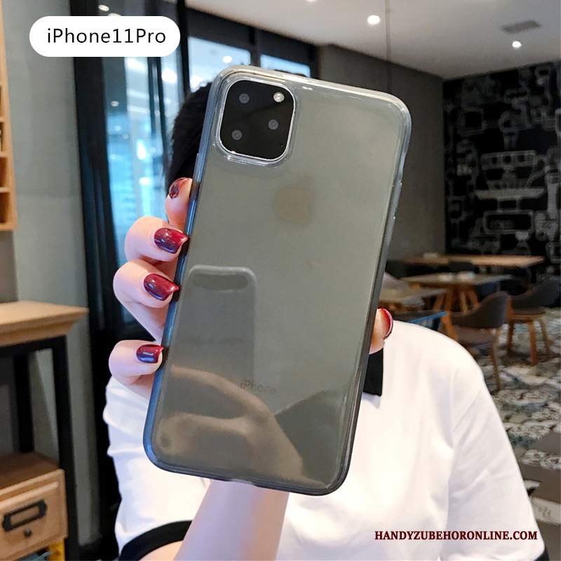 Custodia iPhone 11 Pro Silicone Semplici Morbido, Cover iPhone 11 Pro Protezione Telefono Tutto Incluso